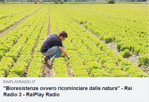 Ricominciare dalla Natura! Puntata “Uomini e Profeti” su Radio RAI 3